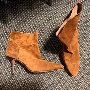 Polo Ralph Lauren Brown Suede Heeled Boots